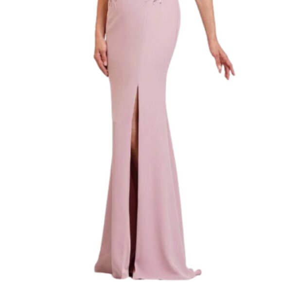 NWT Marsoni MV1297 Beaded Mother of the Bride Dress Rose Gold 4 - Picture 2 of 6